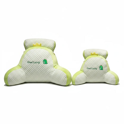 Ergonomic Reading Pillow for Adults with Cooling Cover & Back Support