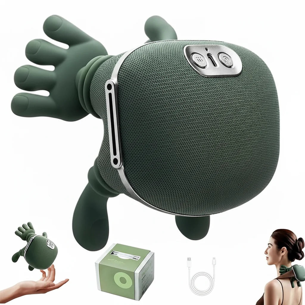 Carevitly N7 Heated Neck & Shoulder Massager with Kneading Massage