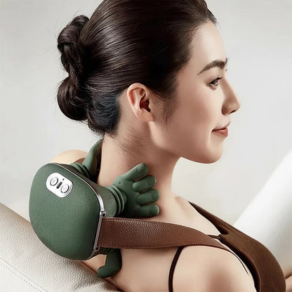 Carevitly N7 Heated Neck & Shoulder Massager with Kneading Massage