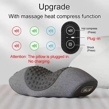 Heated Cervical Neck Massager Pillow – Carevitly Neck Support