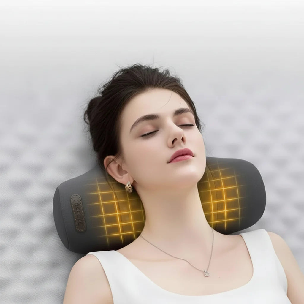 Heated Cervical Neck Massager Pillow – Carevitly Neck Support
