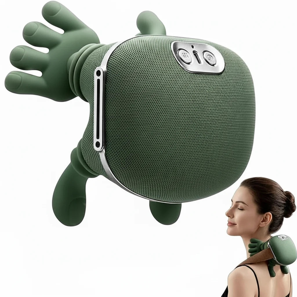 Carevitly N7 Heated Neck & Shoulder Massager with Kneading Massage