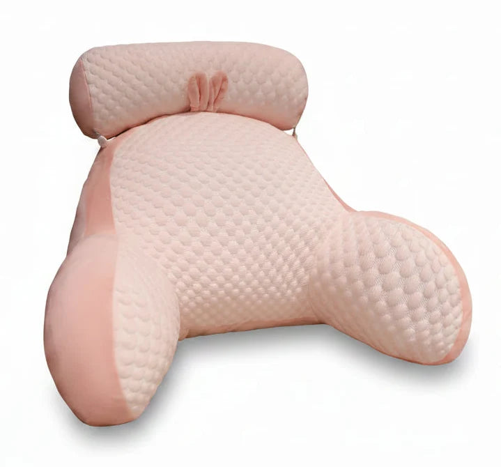 Ergonomic Reading Pillow for Adults with Cooling Cover & Back Support